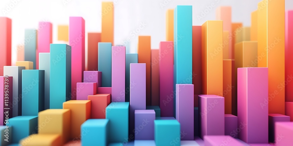 neon glazed 3d cubes are symmetrically laid out on a white surface On a white background neon glazed 3d cubes are symmetrically laid out on a white surface On a white background