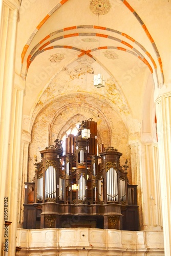 Church of St. Francis and St. Bernard interior in Vilnius, Lithuania