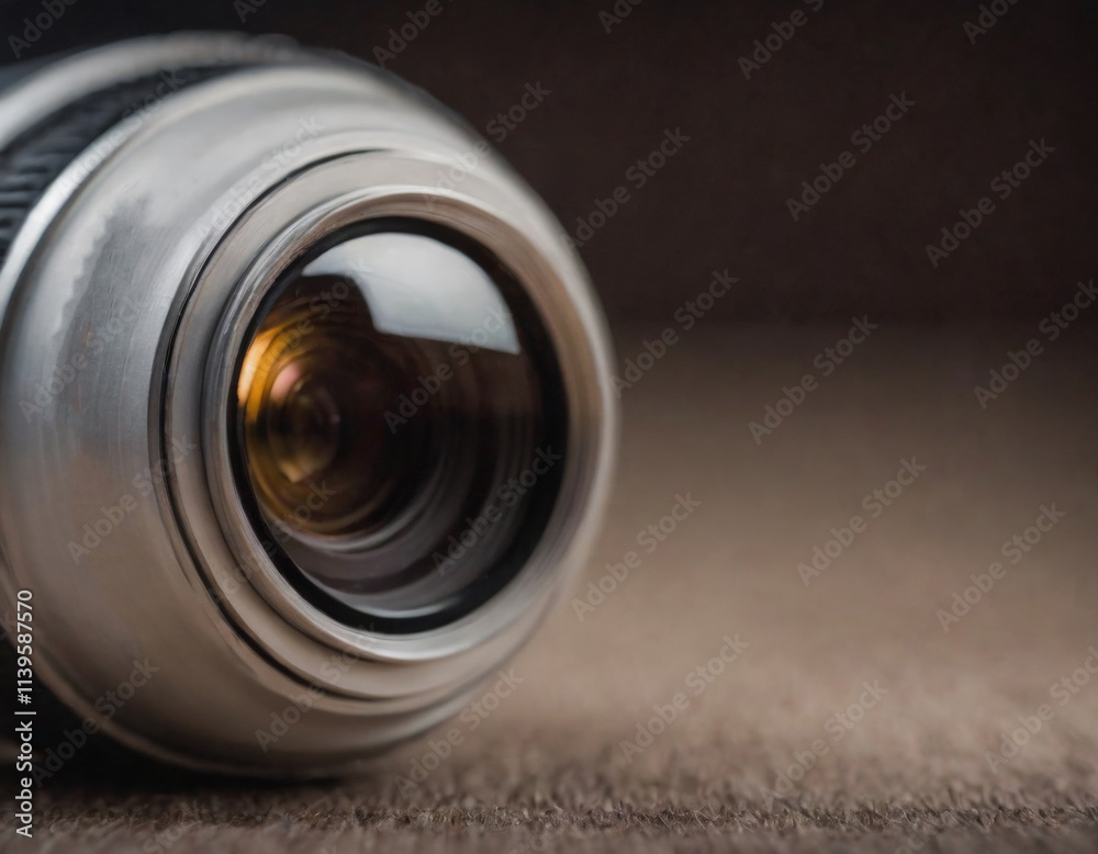 photo lens close up, realistic illustration photo lens close up, realistic illustration