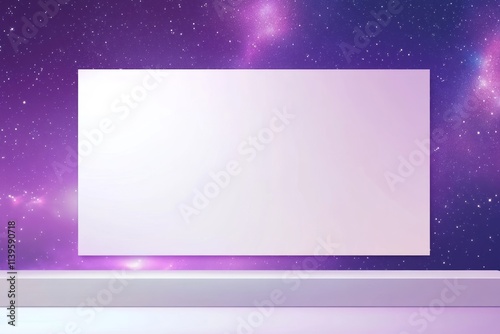 White Blank Display Against...