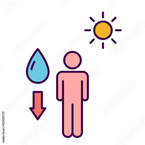 dehydration icon