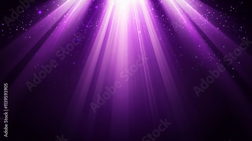 Purple Light Rays Shine Bri...