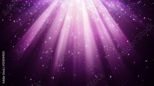 Purple Light Rays Sparkle B...
