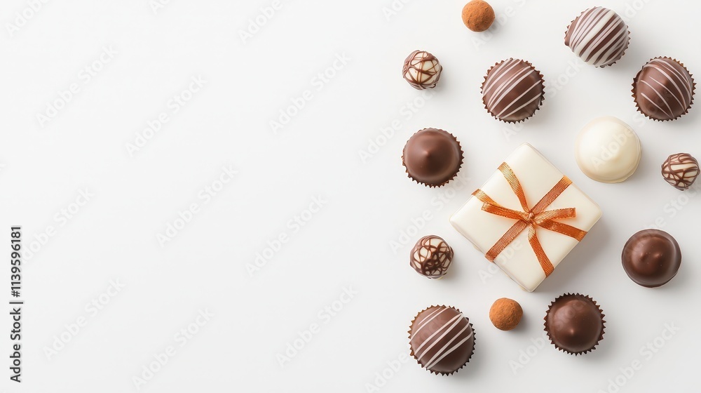 Delightful Chocolates with Gift Box Arrangement Delightful Chocolates with Gift Box Arrangement