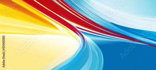 Abstract Swirling Lines Of ...