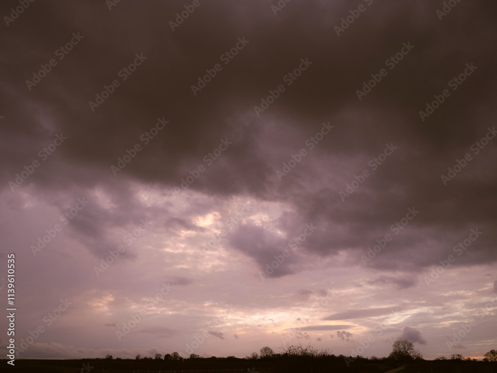 clouds in the sky sunset time clouds in the sky sunset time
