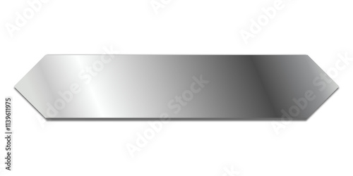 Wallpaper Mural Label Silver Ribbon sign elements PNG - Elegant and Luxurious tag banner isolate transparent background Torontodigital.ca