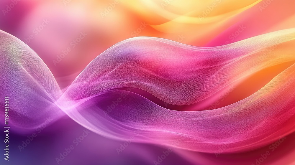 Fototapeta premium Abstract colorful wavy background.