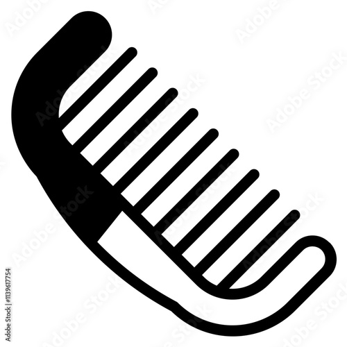 Hairbrush Glyph Icon