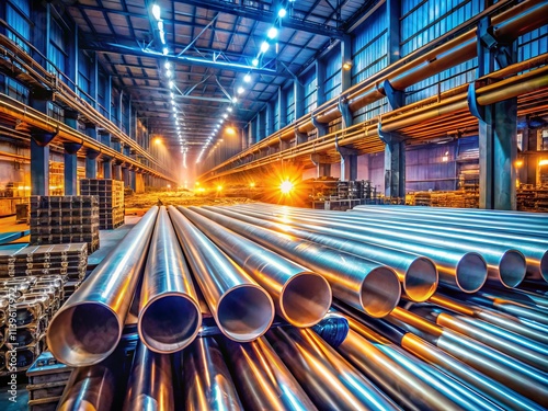 Industrial Steel Pipes & Tubes: Cutting, Welding, & Processing for Heating & Engineering photo