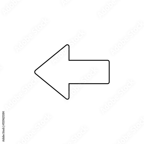 左向きのやじるしのアイコン
