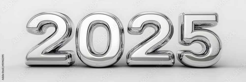 2025 New Year 3D Render 2025 New Year 3D Render