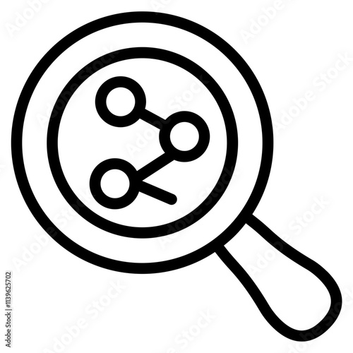 Molecule science Line Icon