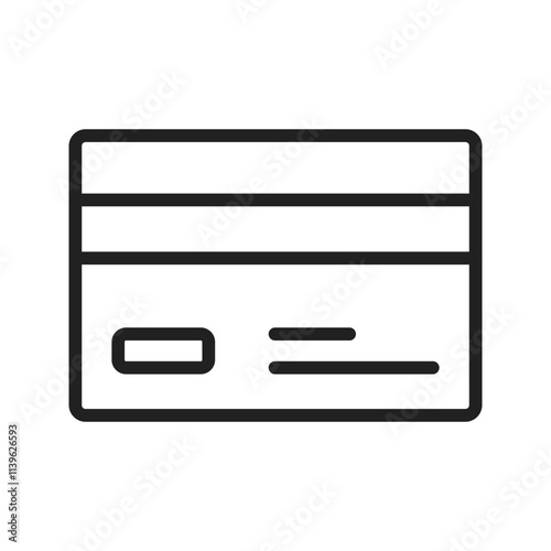 Credit Card icon vector image. Suitable for mobile apps, web apps and print media.