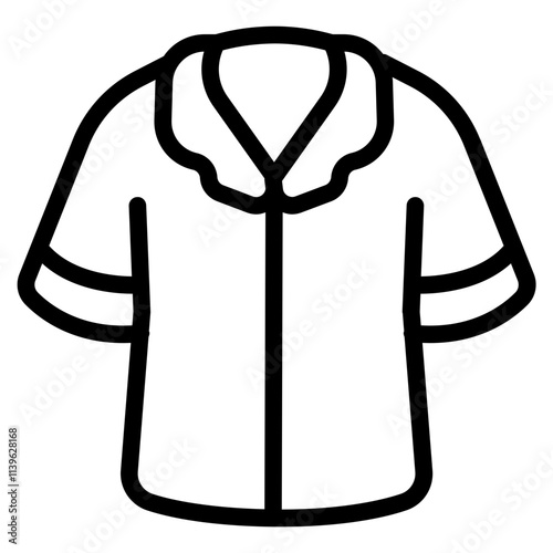 Pajamas Line Icon