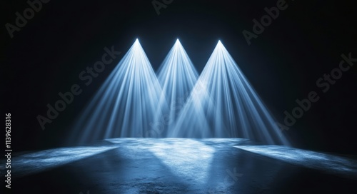 Three Spotlights Illuminate...