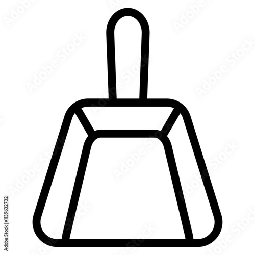 Scoop Line Icon