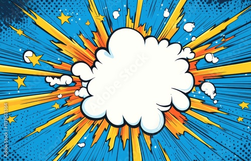 Vibrant Comic Book Style Ex...