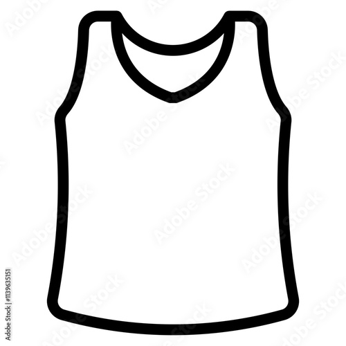 Tank top Line Icon