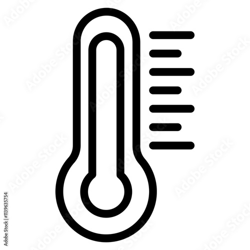 Thermometer Line Icon