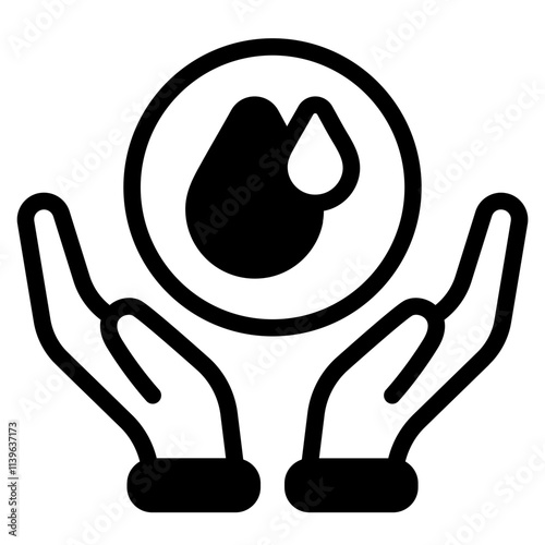 Water prevention Glyph Icon