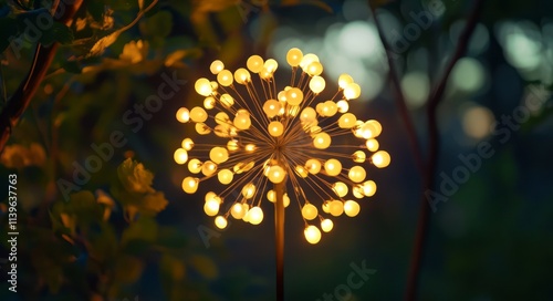 Illuminated sphere light di...