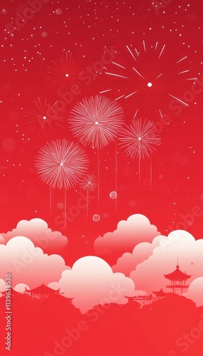 Festive Fireworks Display O...