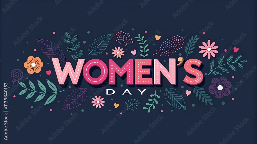 International Women’s Day design template International Women’s Day design template