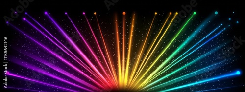 Radiant Rainbow Light Rays ...