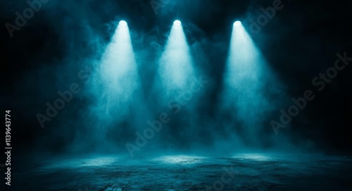 Three Spotlights Illuminate...
