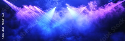 Blue and Purple Stage Light...