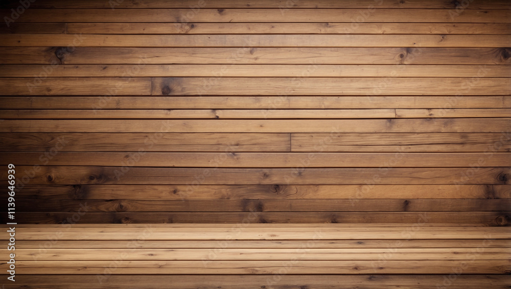 Fototapeta premium Empty Wooden Table Background