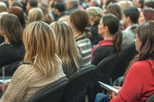 old people at the conference hall