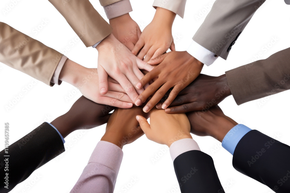 PNG Close up top view of young business people putting their hands together teamwork success unity. PNG Close up top view of young business people putting their hands together teamwork success unity.