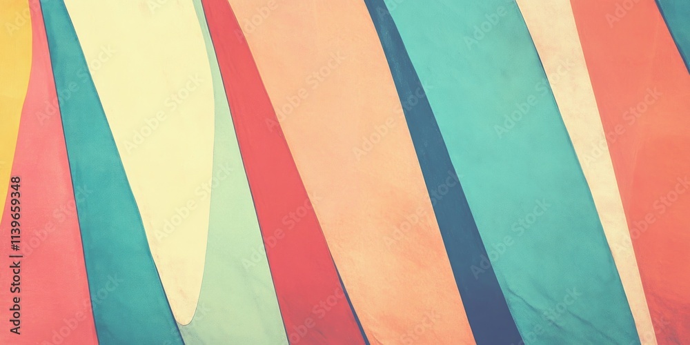 Obraz premium Seamless texture pattern of vibrant sun-bleached boat sails showcasing rich colors and a coastal ambiance