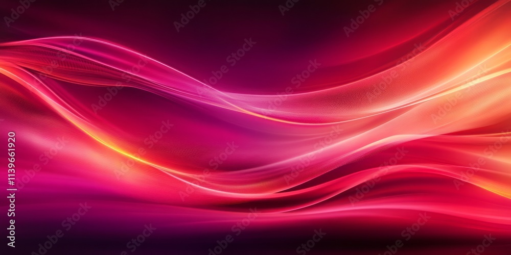 Abstract Red and Orange Wave Design Abstract Red and Orange Wave Design