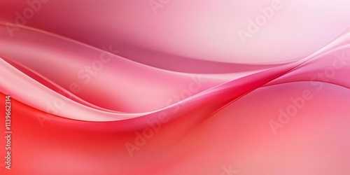 Abstract Pink and Red Swirl...