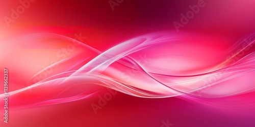 Abstract Pink Wave Backgrou...