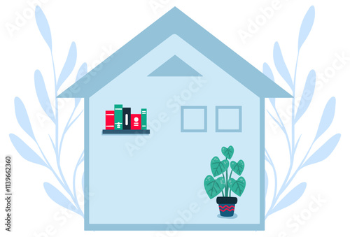 Shelter Concept Illustration Stylish and Beautiful