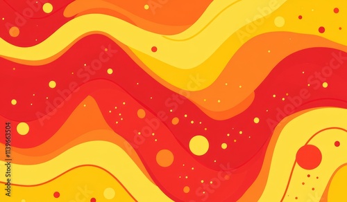 Abstract Red Yellow Orange ...