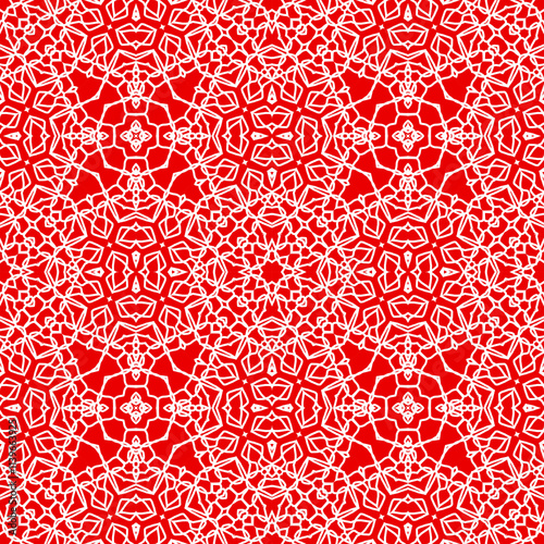 Christmas seamless pattern. Christmas background red. Merry Christmas. Happy New Year.