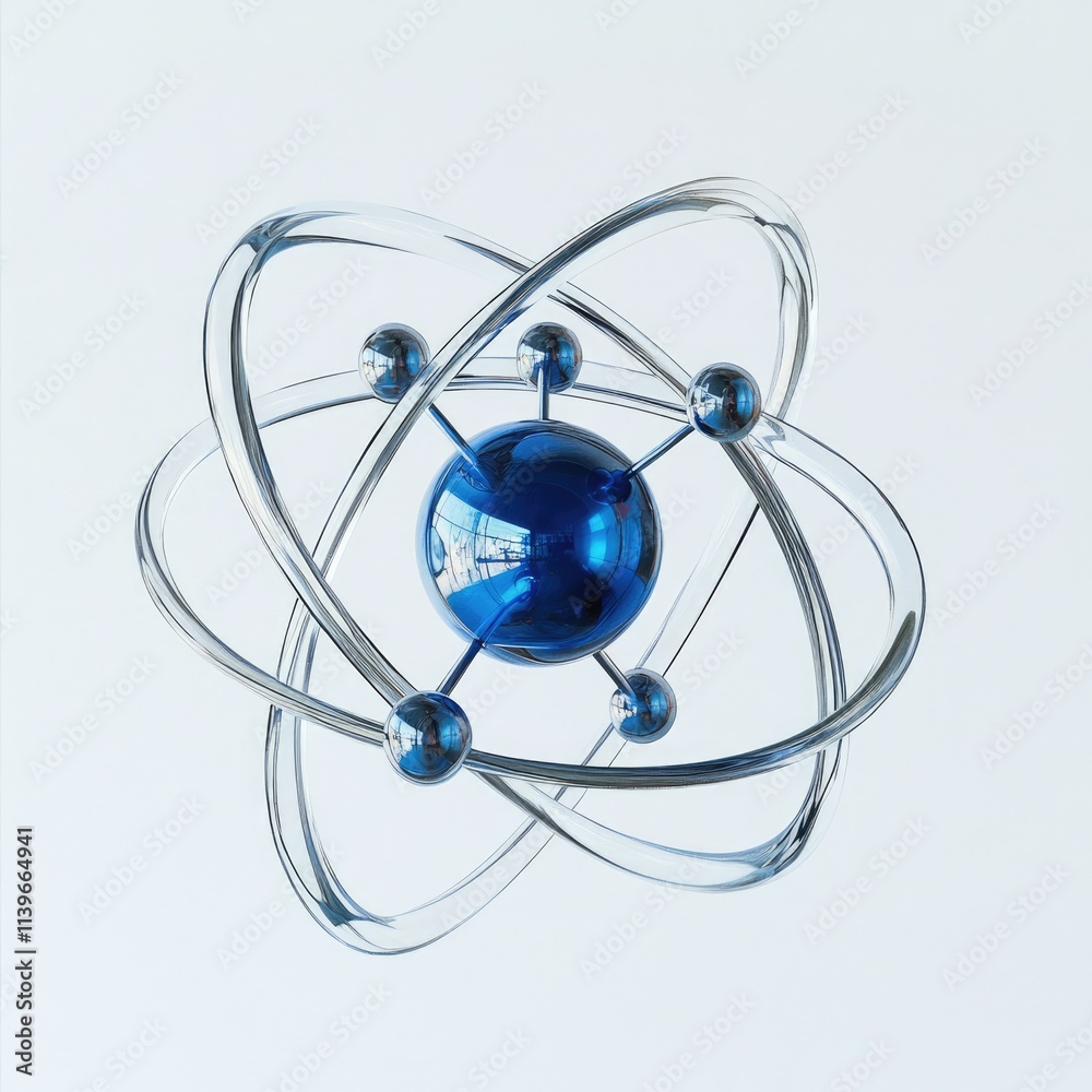 Illustration of an Oxygen Atom on a White Background, Depicting Electrons, Protons, and Neutrons in a Chemistry Context Illustration of an Oxygen Atom on a White Background, Depicting Electrons, Protons, and Neutrons in a Chemistry Context