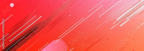 Abstract Red Gradient Backg...