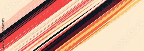 Abstract Diagonal Lines Pat...