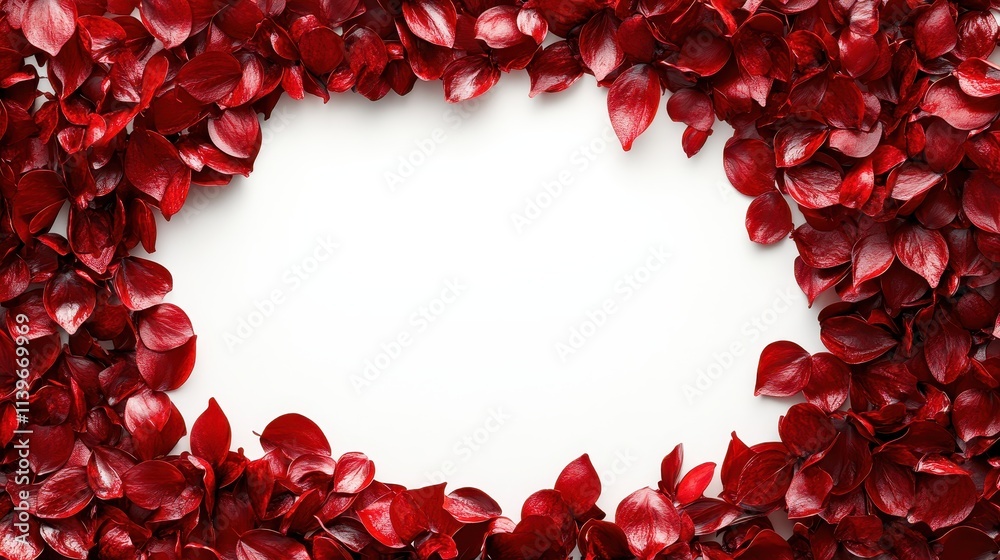 Confetti forming a circular frame, leaving the center empty for captions Confetti forming a circular frame, leaving the center empty for captions