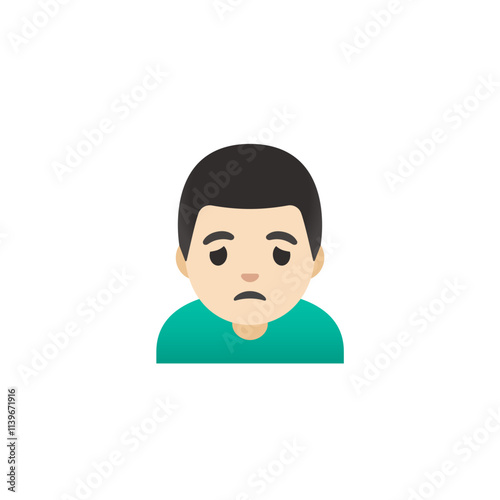 Sad Face Emoji  
