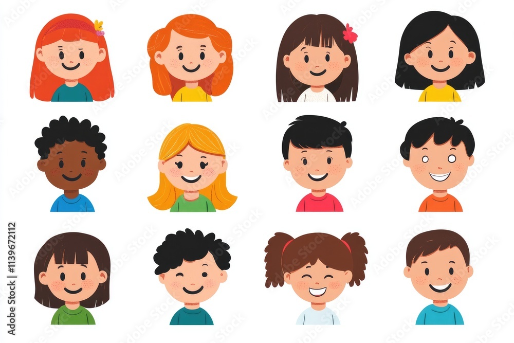 Whimsical South Park Characters: Vibrant Collage of Happy Faces Showcasing Cartoon Children Whimsical South Park Characters: Vibrant Collage of Happy Faces Showcasing Cartoon Children