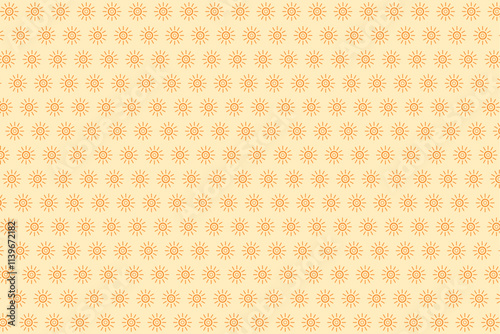 Sun pattern. vector design. sunshine print design ornament