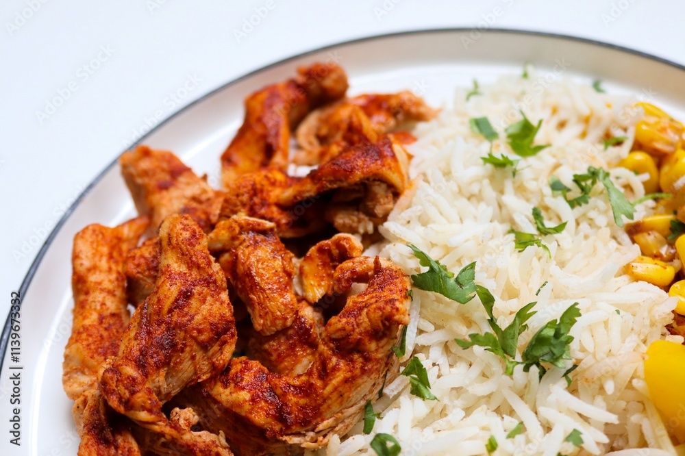 Homemade Plated Meal for Healthy and Nutritious Eating