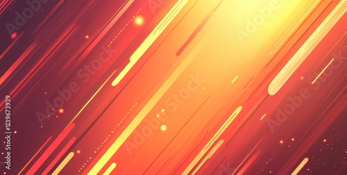 Abstract Diagonal Lines Red...